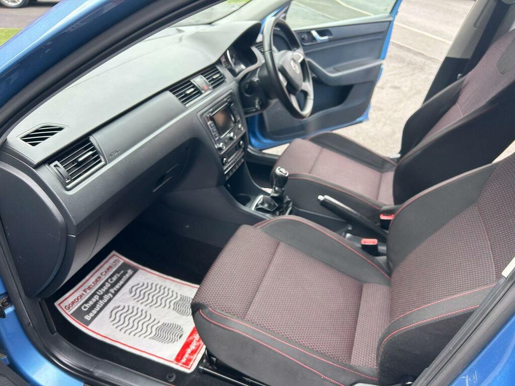Skoda Rapid 1.6 Tdi Se Euro 5 Blue #5