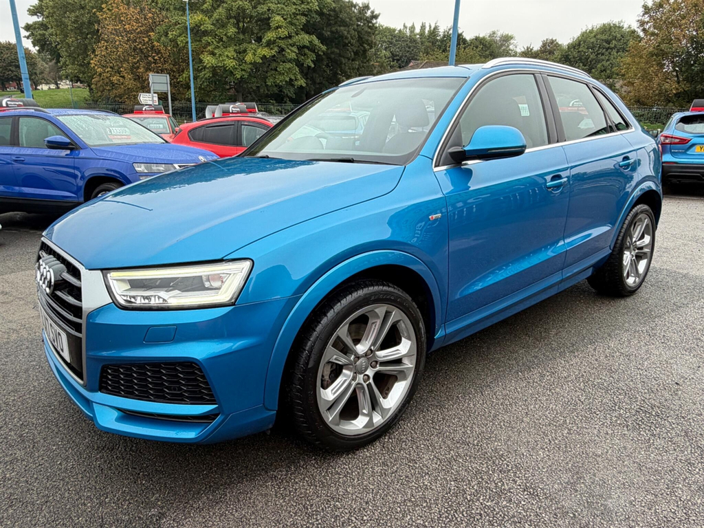 Audi Q3 2.0 Tdi S Line Edition Quattro Euro 6 Ss Blue #3