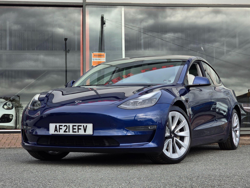 Tesla Model 3 Saloon Blue #2