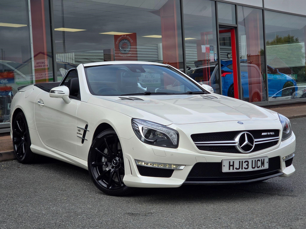 Mercedes-Benz SL Class Convertible White #7