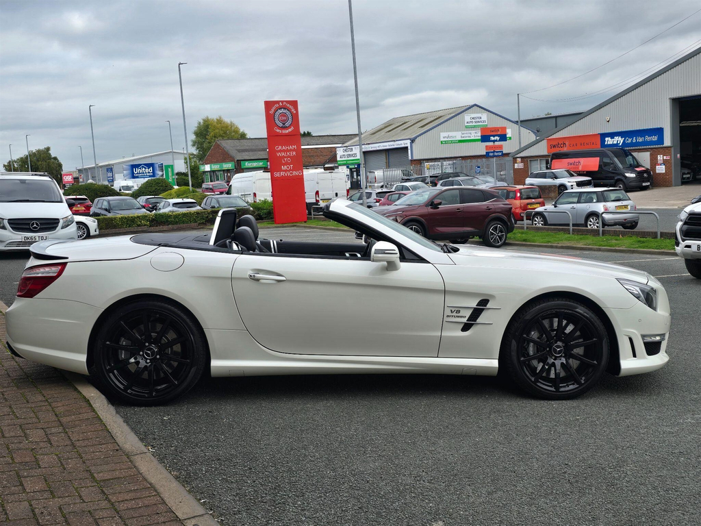 Mercedes-Benz SL Class Convertible White #17