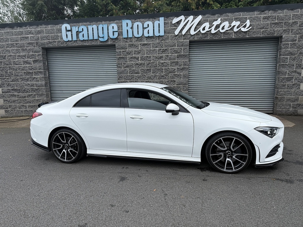 Mercedes-Benz CLA Class Cla220d Amg Line U2007 Ulez White #3