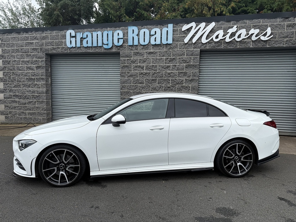 Mercedes-Benz CLA Class Cla220d Amg Line U2007 Ulez White #4