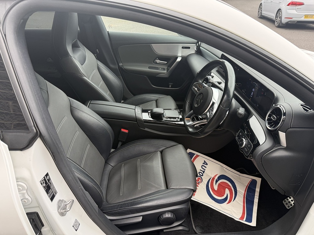 Mercedes-Benz CLA Class Cla220d Amg Line U2007 Ulez White #6