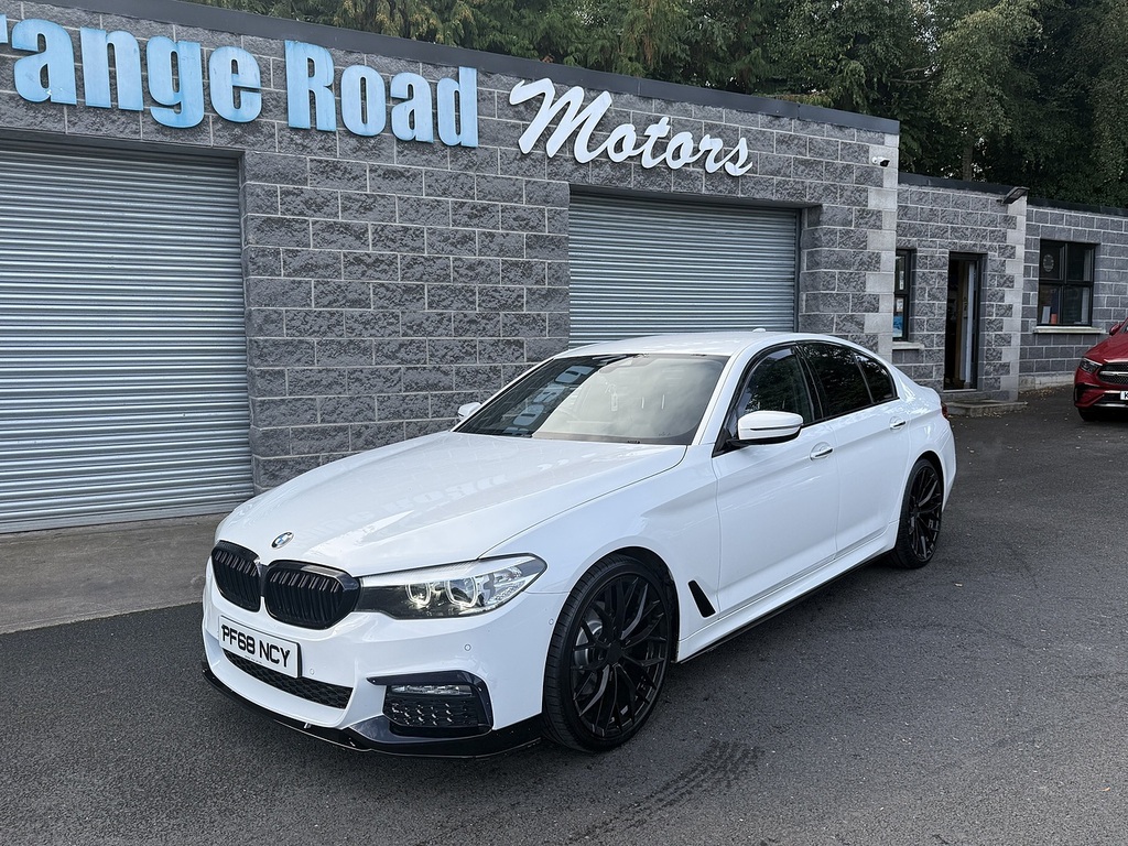 BMW 5 Series 520D M Sport U1996 Ulez White #3