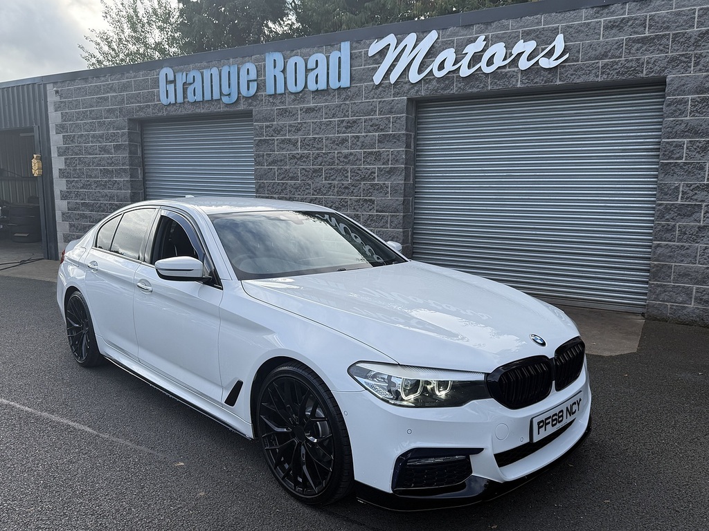 BMW 5 Series 520D M Sport U1996 Ulez White #5