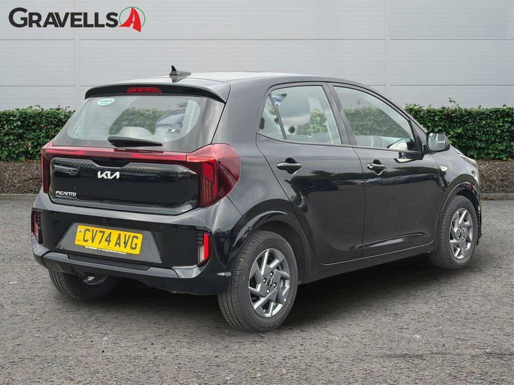 Kia Picanto 1.0 2 Hatchback Euro 6 Ss 62 Black #3