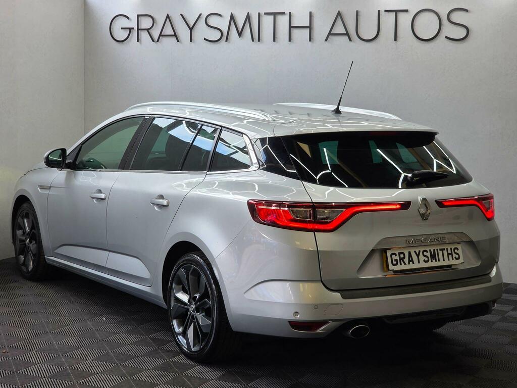Renault Megane 1.6 Dci Signature Nav Sport Tourer Euro 6 Ss Silver #2