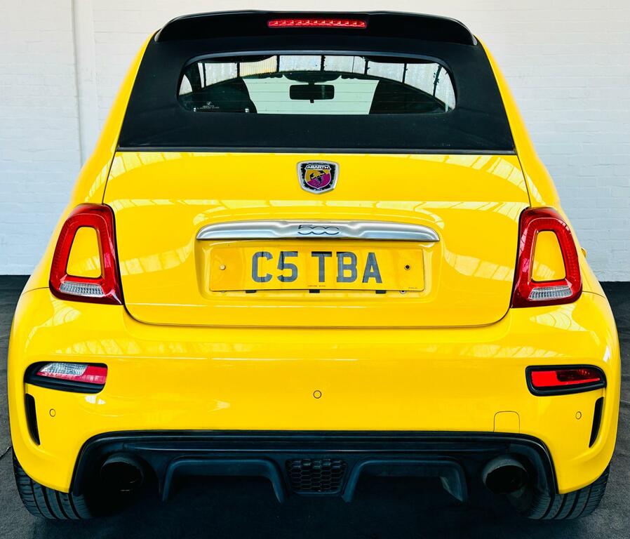 Abarth 595 1.4 T-jet Cabrio Euro 6 Yellow #3