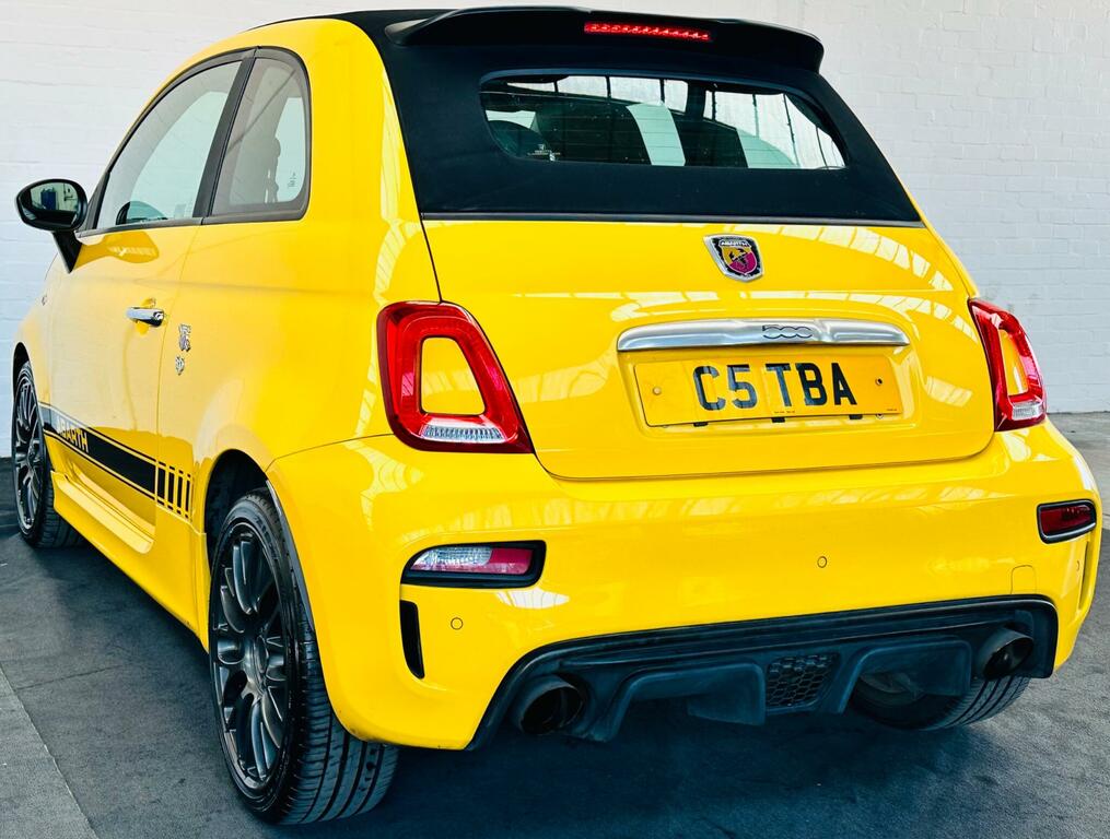 Abarth 595 1.4 T-jet Cabrio Euro 6 Yellow