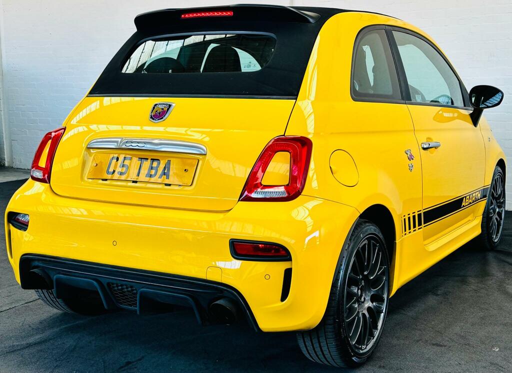 Abarth 595 1.4 T-jet Cabrio Euro 6 Yellow #4