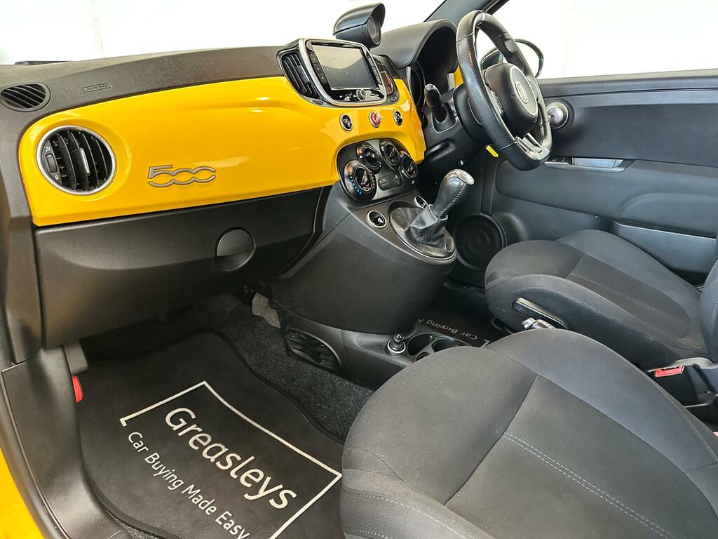 Abarth 595 1.4 T-jet Cabrio Euro 6 Yellow #2