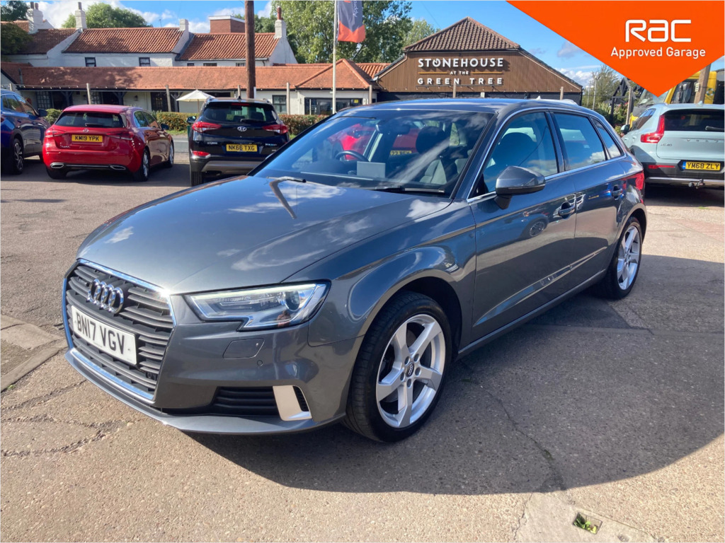 Audi A3 2.0 Tfsi Sport Sportback S Tronic Quatt Grey