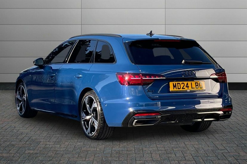 Audi A4 Avant 2.0 Tfsi 40 Black Edition Estate S Tron Blue #3