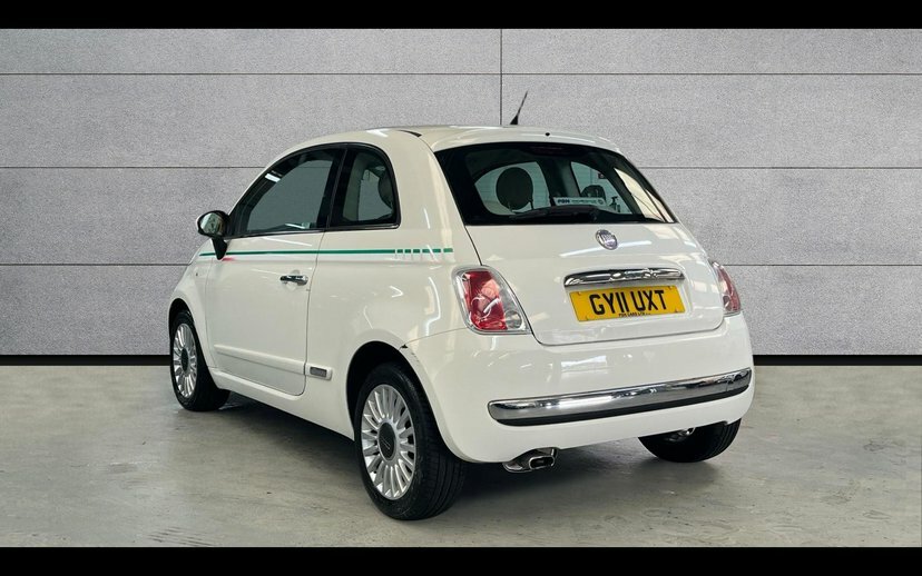 Fiat 500 1.2 Lounge Hatchback Euro 5 69 White #2