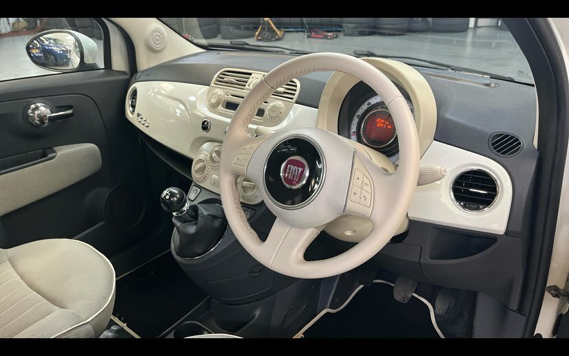 Fiat 500 1.2 Lounge Hatchback Euro 5 69 White #6