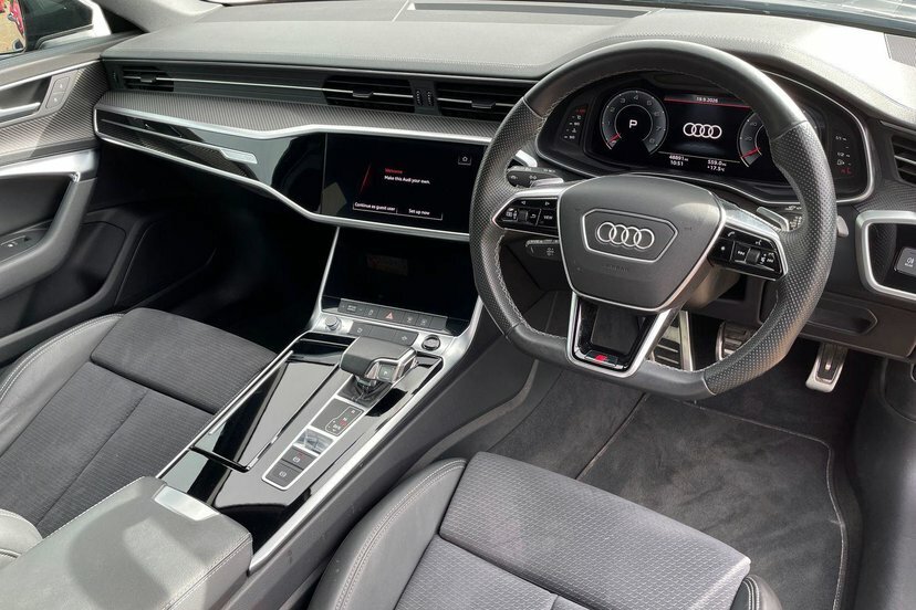 Audi A6 Saloon 2.0 Tfsi 40 Black Edition Saloon S Tron Blue #6