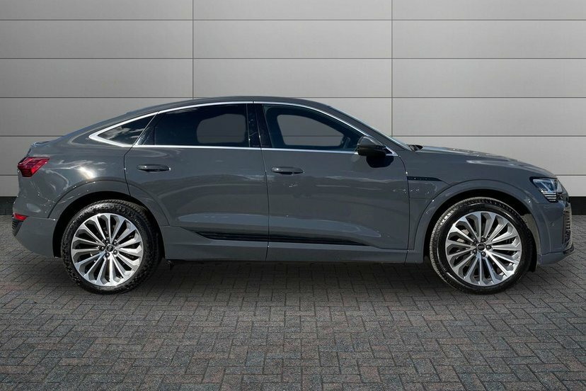 Audi Q8 e tron 55 S Line Sportback Quattro 114K ND23HWJ Grey #4