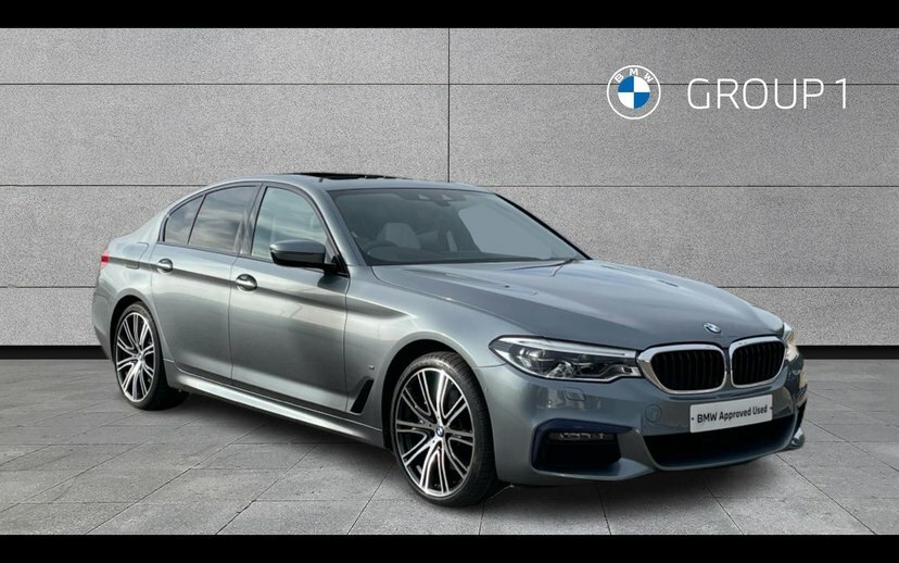 BMW 5 Series 530E M Sport Iperformance Saloon Blue
