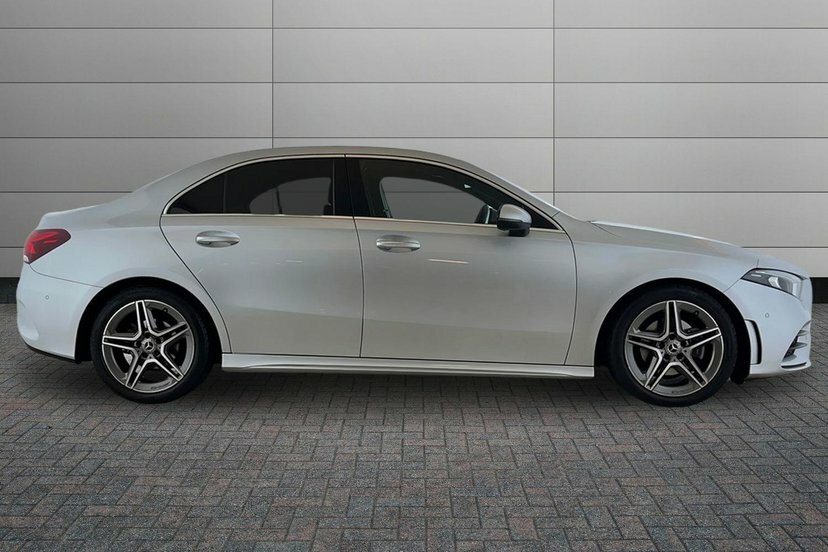 Mercedes-Benz A Class A180d Amg Line Premium Saloon Silver #3