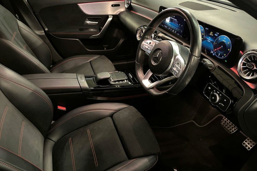 Mercedes-Benz A Class A180d Amg Line Premium Saloon Silver #5