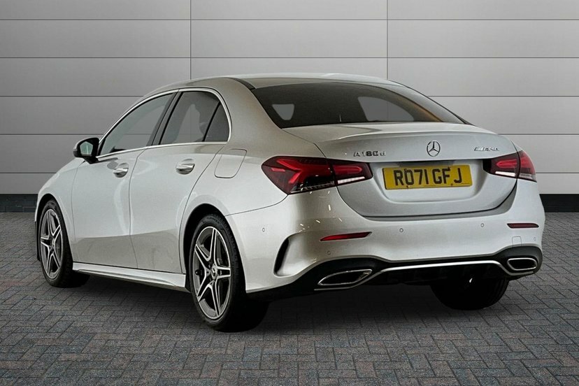 Mercedes-Benz A Class A180d Amg Line Premium Saloon Silver #2