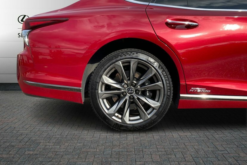 Lexus LS 3.5 500H V6 F Sport Saloon Hybrid E-cvt Red #5