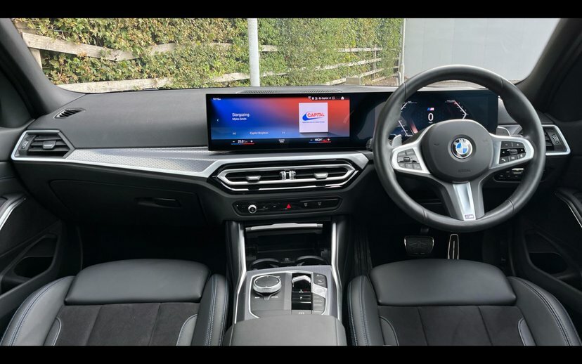BMW 3 Series 320I M Sport Saloon Grey #4