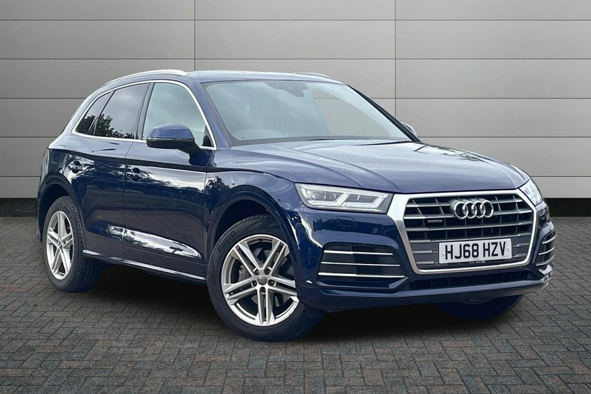 Audi Q5 2.0 Tdi 40 S Line Suv S Tronic Quattro Blue