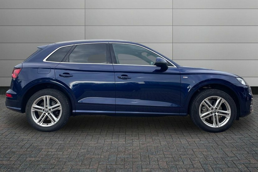Audi Q5 2.0 Tdi 40 S Line Suv S Tronic Quattro Blue #4