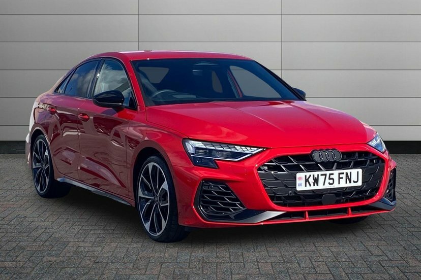 Audi S3 2.0 Tfsi Black Edition Saloon S Tronic Red
