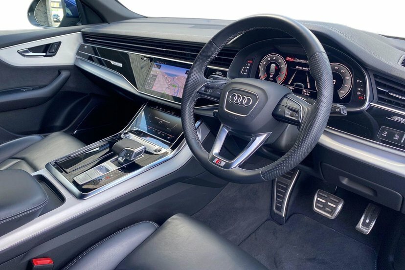 Audi Q8 3.0 Tfsi V6 55 S Line Suv Tiptronic Qua Blue #6