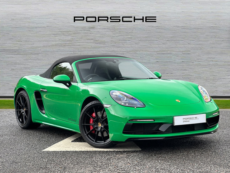 Porsche 718 Boxster 4.0 Gts Convertible Pdk 400 Ps Green