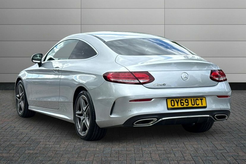 Mercedes-Benz C Class 1.5 C200 Mhev Amg Line Coupe G-tronic Silver #2
