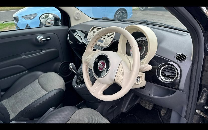 Fiat 500C 0.9 Twinair Lounge Convertible Dualogic Black #6