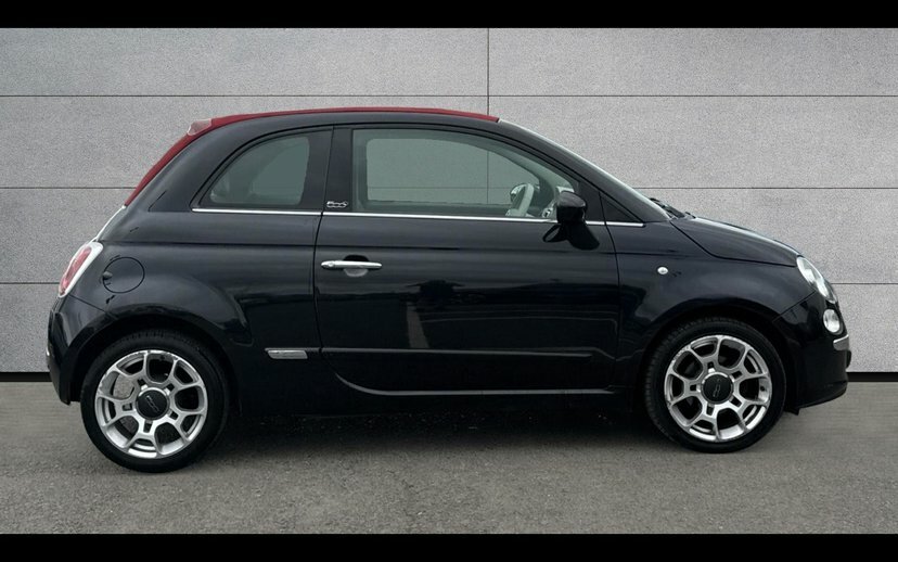 Fiat 500C 0.9 Twinair Lounge Convertible Dualogic Black #3