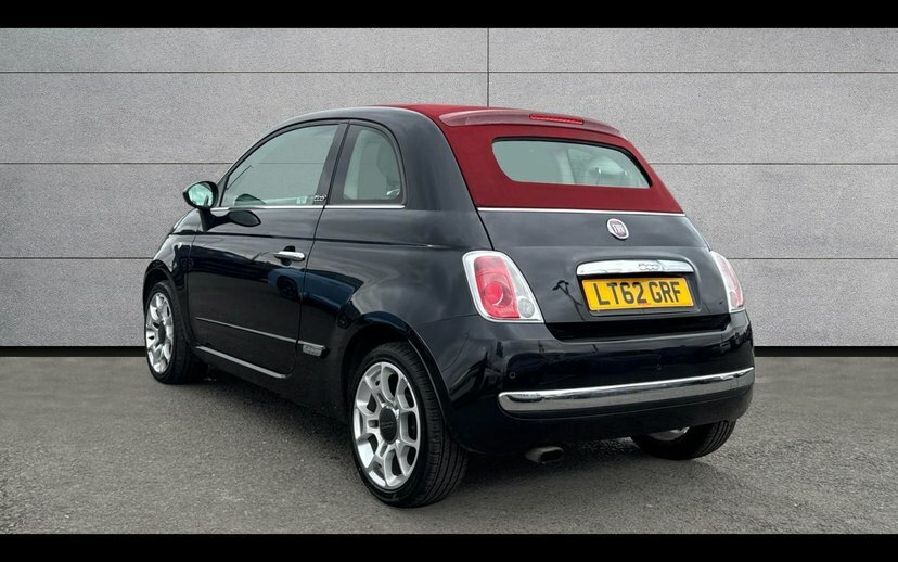 Fiat 500C 0.9 Twinair Lounge Convertible Dualogic Black #2