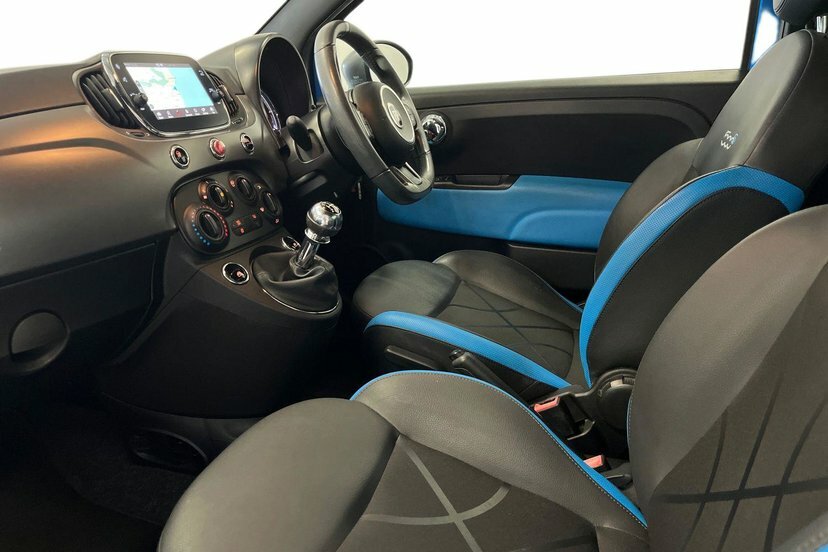 Fiat 500 1.2 S Hatchback 69 Bhp Blue #2