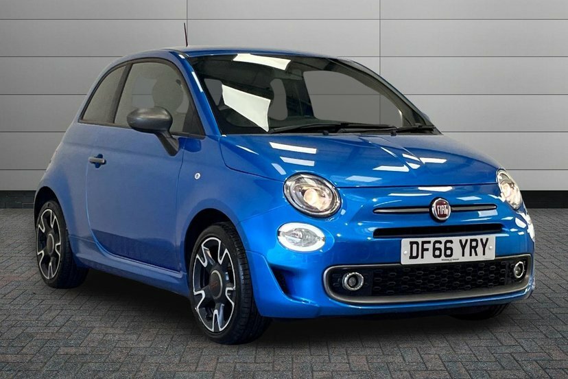 Fiat 500 1.2 S Hatchback 69 Bhp Blue