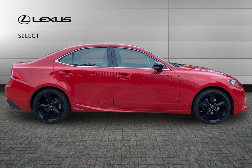 Lexus IS 2.5 300H Sport Saloon Hybrid E-cvt 223 Red #4
