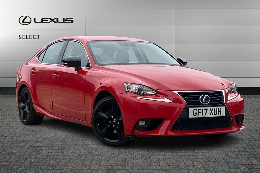 Lexus IS 2.5 300H Sport Saloon Hybrid E-cvt 223 Red