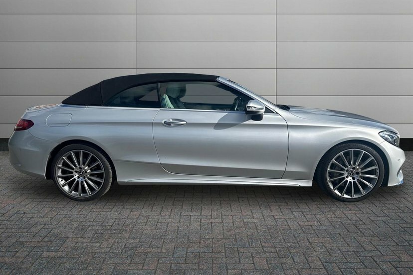 Mercedes-Benz C Class 2.1 C250d Amg Line Cabriolet G-tronic Silver #3