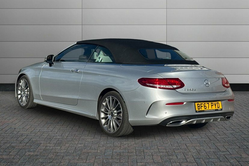 Mercedes-Benz C Class 2.1 C250d Amg Line Cabriolet G-tronic Silver #2