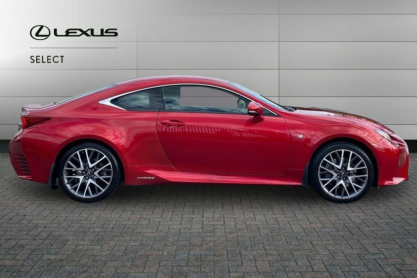 Lexus RC 2.5 300H F Sport Coupe Hybrid Cvt 223 Red #4