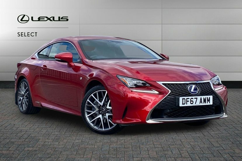 Lexus RC 2.5 300H F Sport Coupe Hybrid Cvt 223 Red
