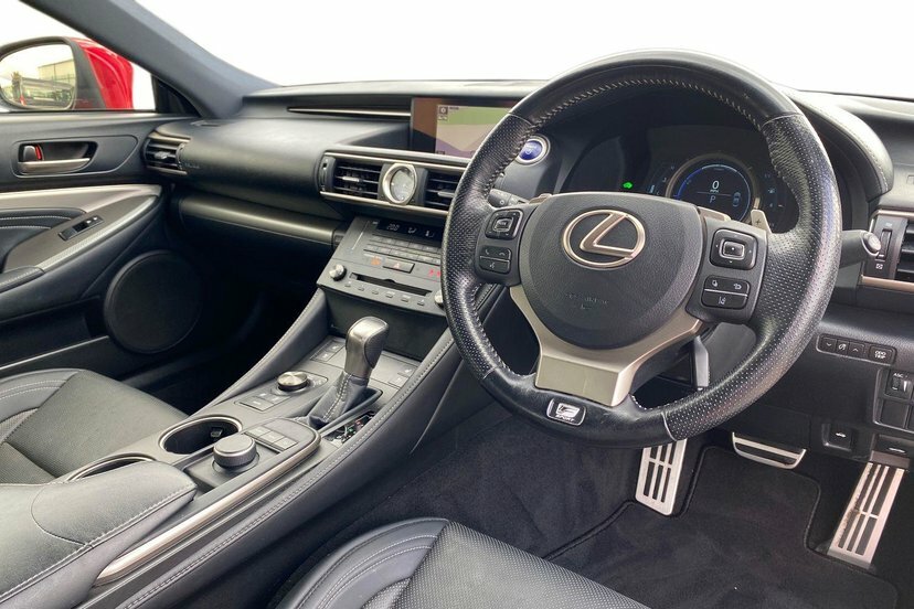 Lexus RC 2.5 300H F Sport Coupe Hybrid Cvt 223 Red #6