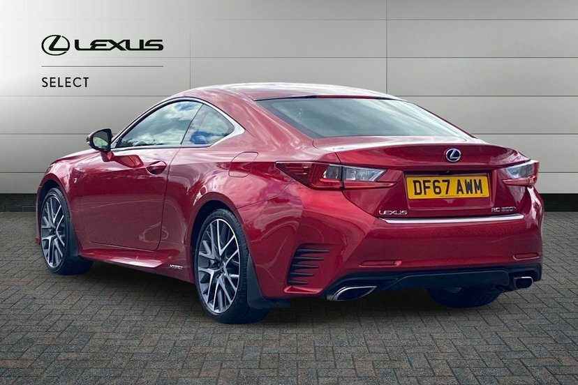 Lexus RC 2.5 300H F Sport Coupe Hybrid Cvt 223 Red #3