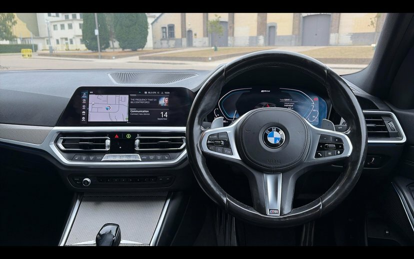 BMW 3 Series 330E M Sport Saloon Orange #5