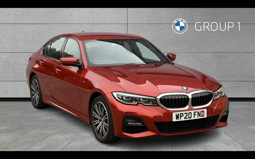 BMW 3 Series 330E M Sport Saloon Orange