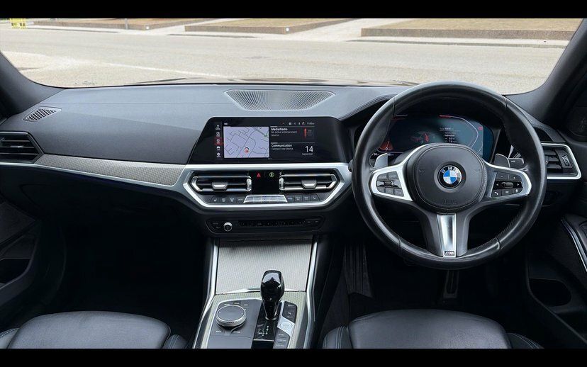 BMW 3 Series 2.0 320I M Sport Saloon 184 Ps Black #4